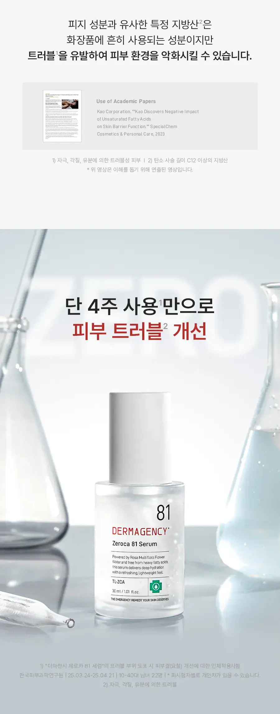 [트러블OUT세럼] 더마젼시 제로카 81 세럼 30ml 더블기획 상세페이지 8